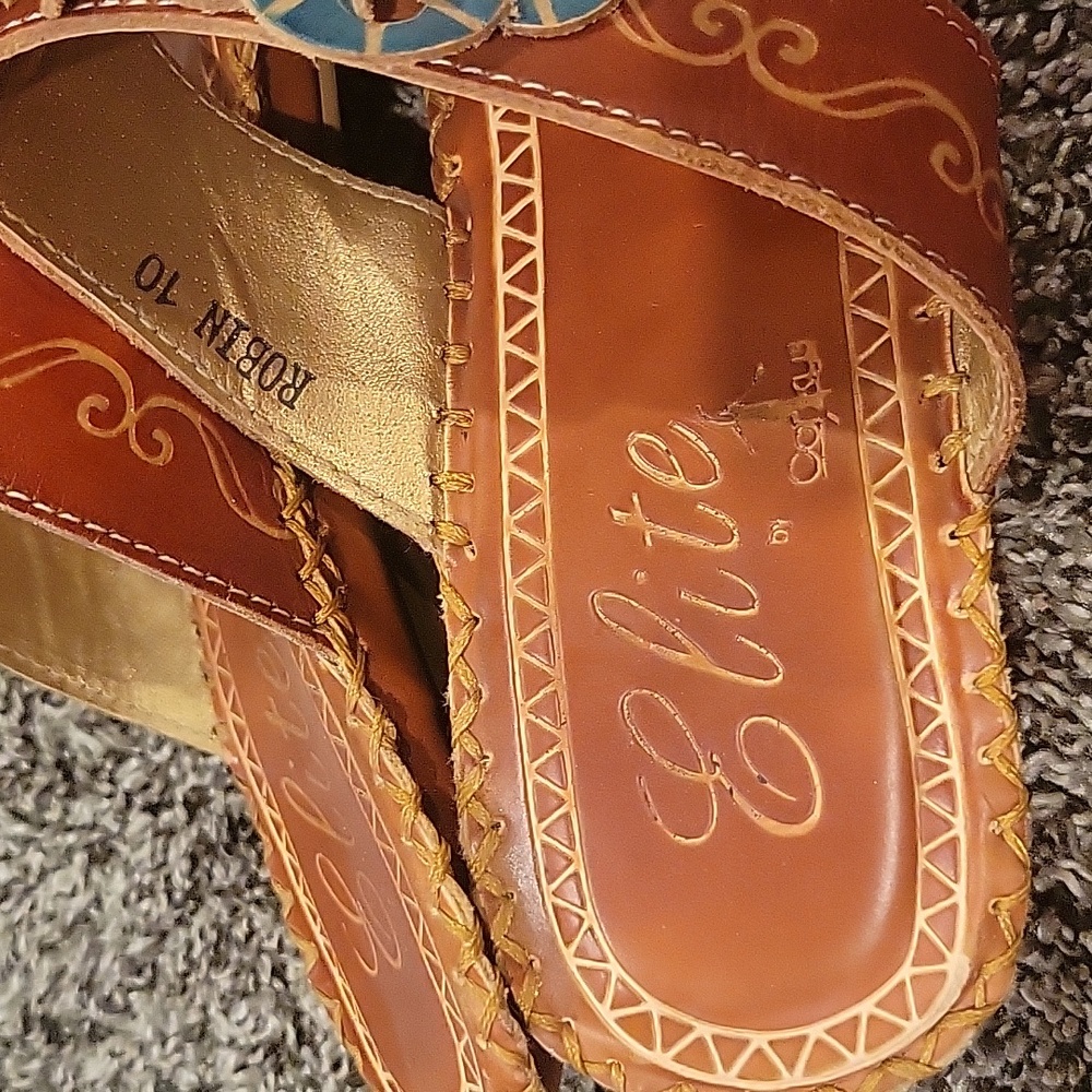 Elite Corkys Leather sandels - Picture 4 of 5